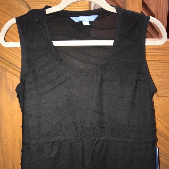 Simply Vera Dress, Black, Sleeveless, XS, NWT! - Picture 4 of 16
